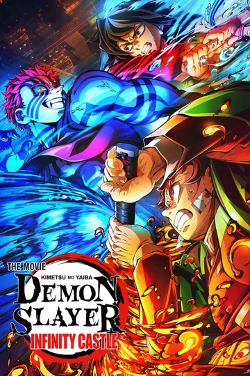 Demon Slayer: Infinity Castle poster, illustrative artwork